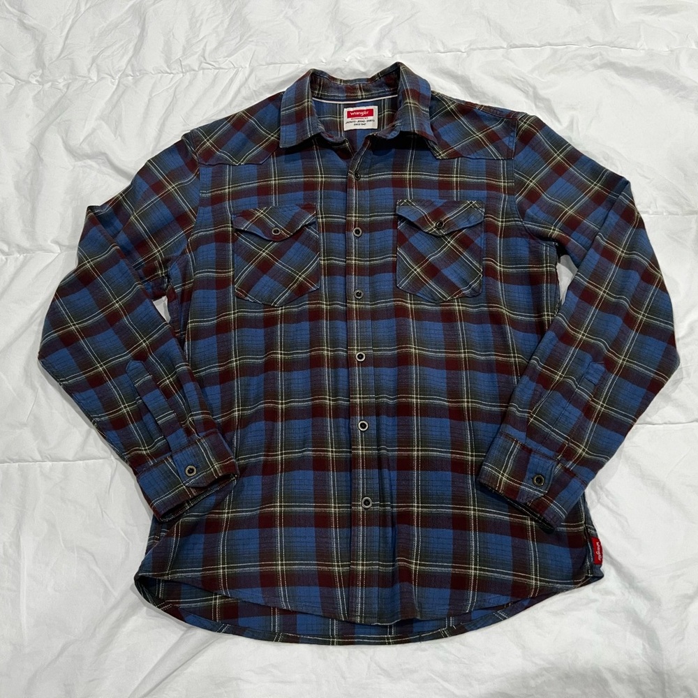 Wrangler Men’s Long Sleeve Western Style